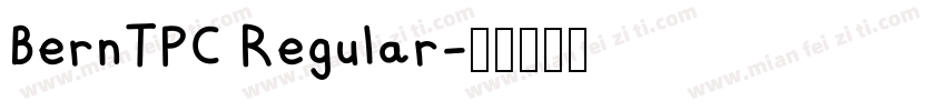 BernTPC Regular字体转换
